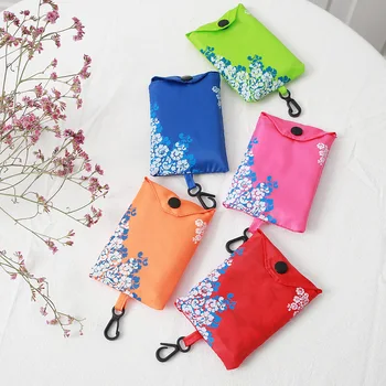 

Recyclable Shopping Bag Foldable Carrier Bag Portable Supermarket Shopper Eco Friendly Groceries Storage Handbag Waterproof Tote