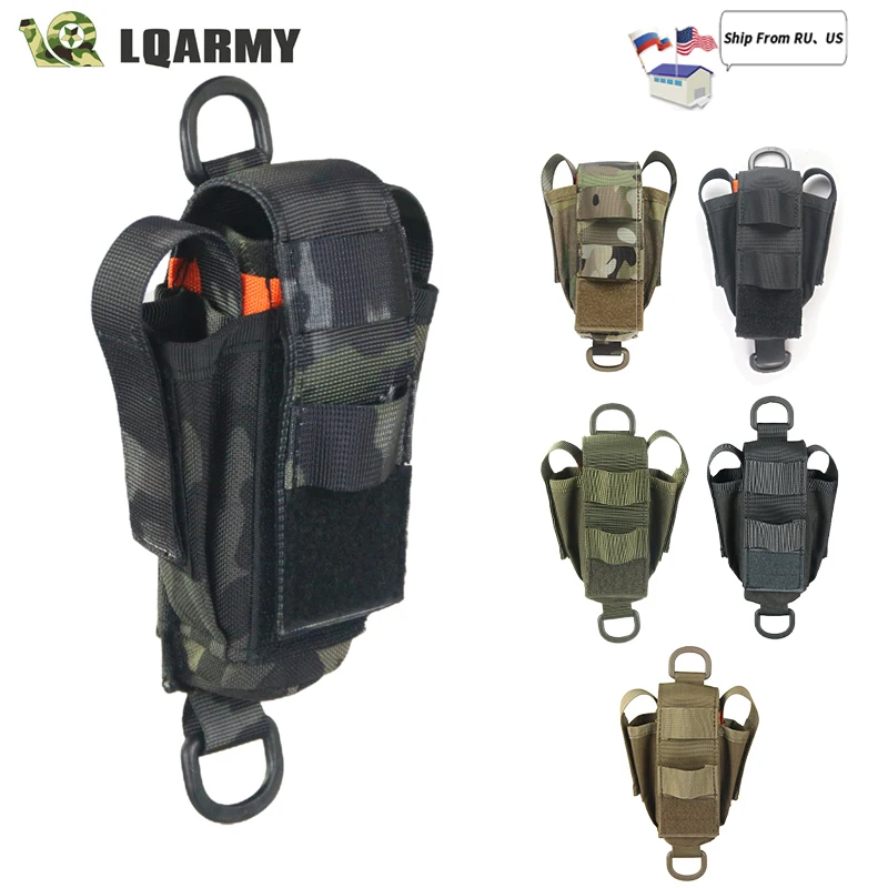Multifuntion Ammo Pouch Tools Knives Pouch Tactical Molle Suitable For Folding Batton
