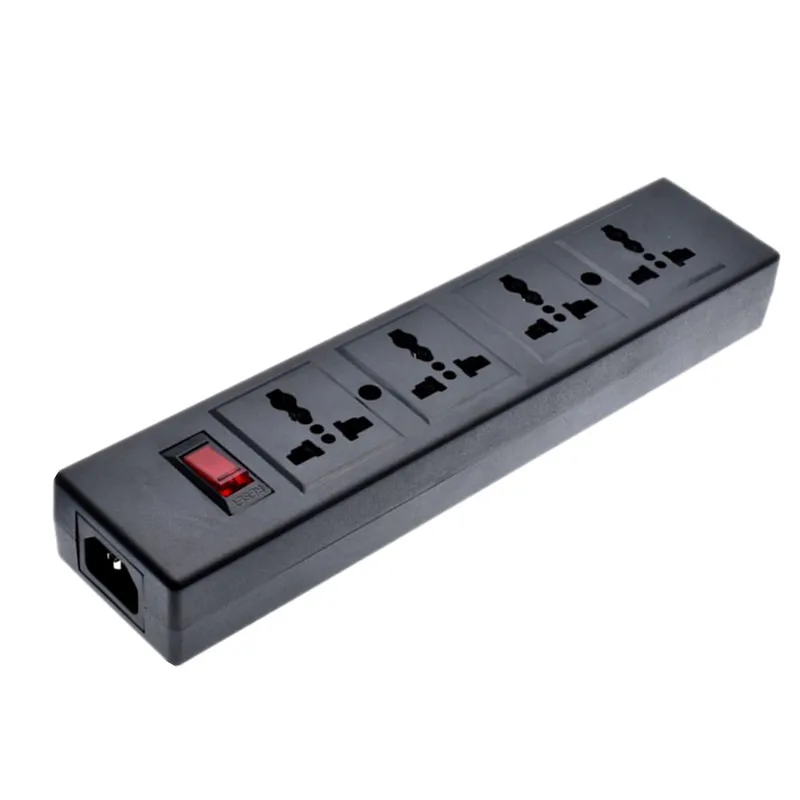 PDU PSU IEC320 C14 штепсельная Вилка вход 4-сторонняя универсальная Выходная