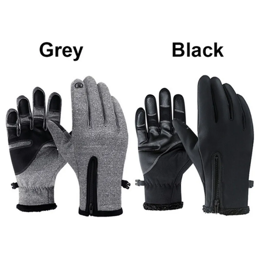 Зимняя теплая водонепроницаемая ветрозащитная Индукционная перчатка унисекс для занятий спортом на открытом воздухе Fiets Lange Vinger Handschoenen