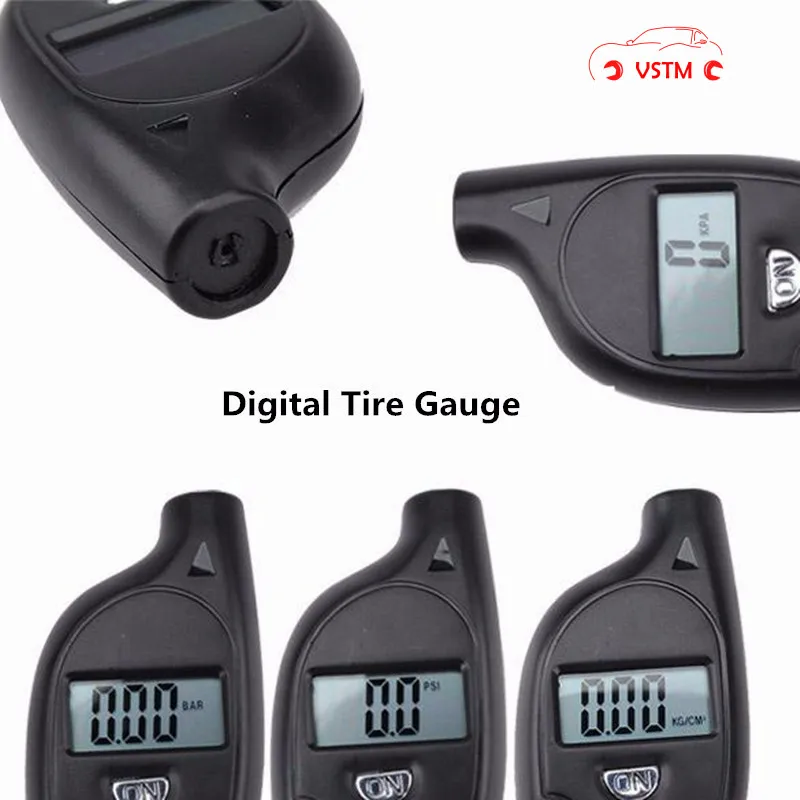 

Portable 2-150 PSI Mini Digital Car Auto Tire Pressure Tester Motorcycle Tyre Air Meter Gauge LCD Display Keychain Design