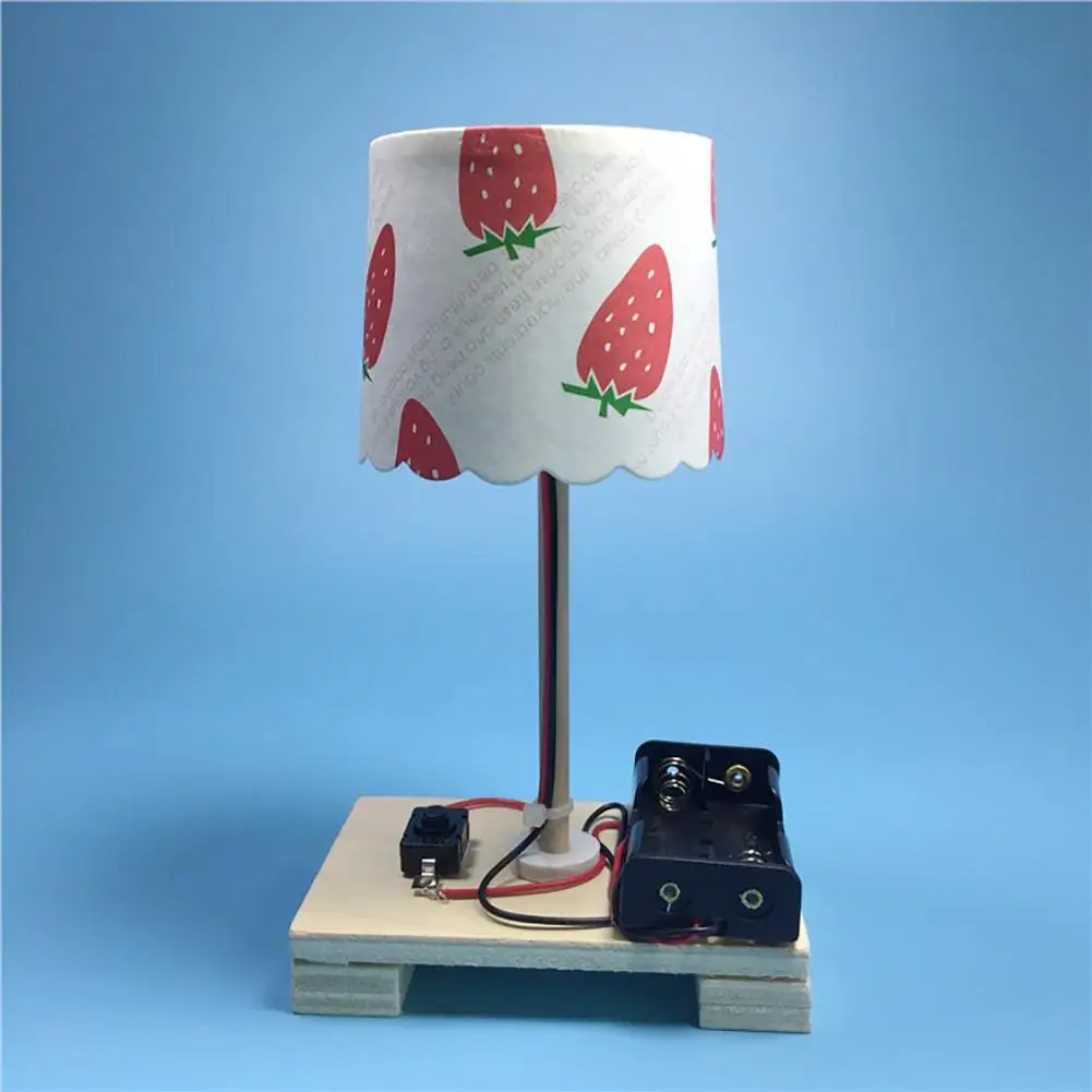 

Students DIY Lamp Toy Assembly LED Cup Lamp Light Science Experiment School Kids Education Toy