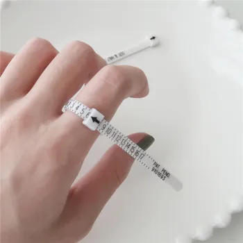 

High Quality Ring Sizer US Official American Finger Measure Gauge Men And Womens Sizes A-Z Jewelry Accessory Measurer