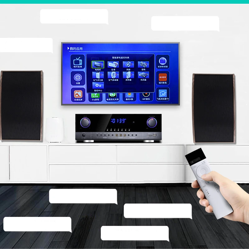 US $108.15 KYYSLB 800W 220V 20 High Power 40 Bluetooth Amplifier G5AK390 Professional Stage KTV Karaoke Home Audio Amplifier With SD USB