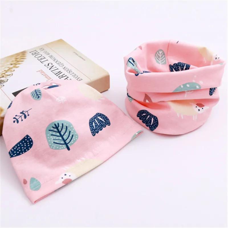 sheep hat set pink