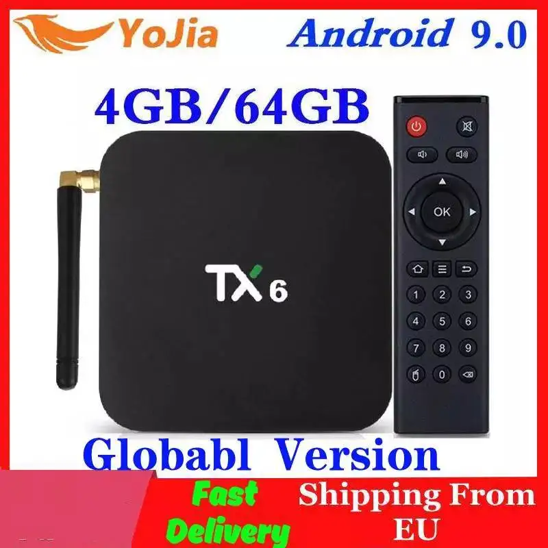 ТВ приставка TX6 на Android 9 0 4 + 64 ГБ 2 4/5 ГГц|ТВ-приставки и медиаплееры| |