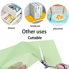 Набор ковриков для холодильника из 6 шт разноцветных ПВХ ковриков для ящиков для холодильника универсальные коврики-29x48 см