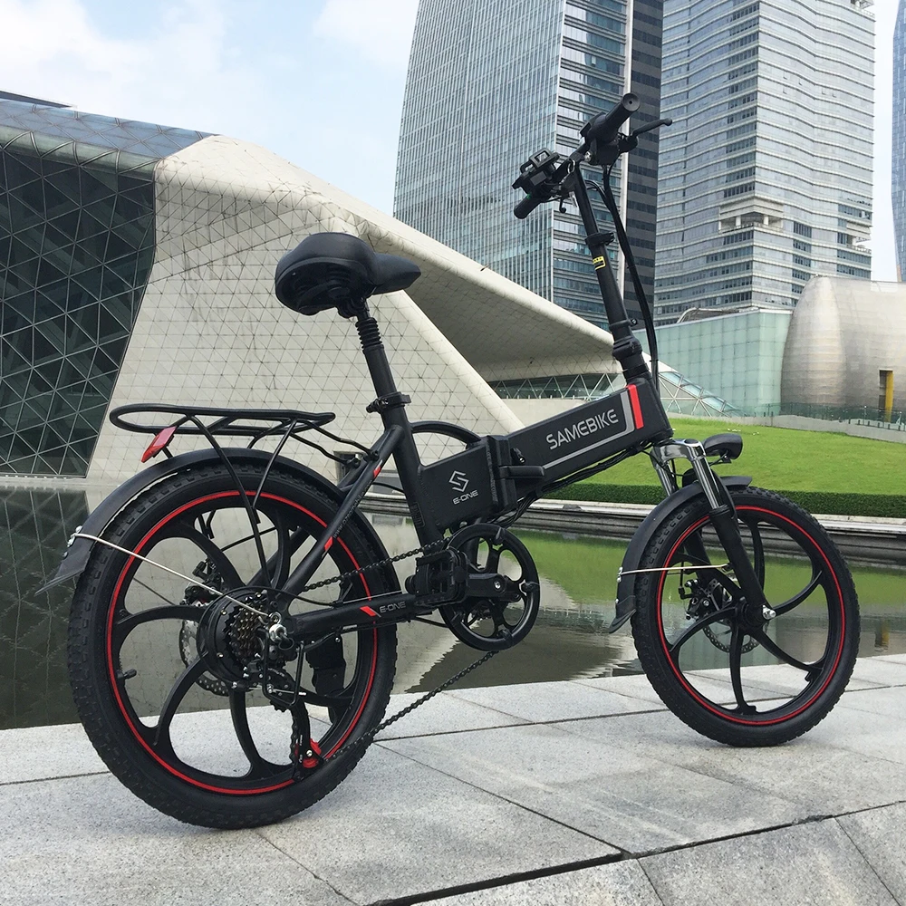 Excellent 20 Inch Folding Electric Bike Power Assist Electric Bicycle E-Bike Scooter 350W Motor Conjoined Rim 20