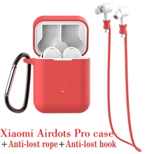 3 шт./компл. силиконовый чехол для наушников чехол для беспроводных наушников Tws беспроводной кейс для наушников чехол на эирподс для xiaomi airdots pro чехол TWS наушники аксессуары полный защитный чехол