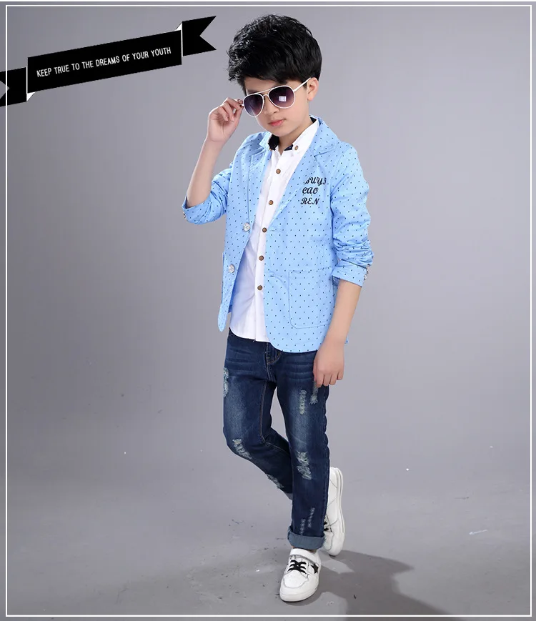 Boys Formal Coats New Spring Autumn Kids Jackets for Boy 4 5 6 8 10 12 14 Year Toddlers Children Teens Top Clothes