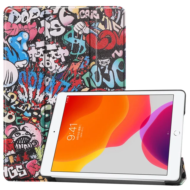 Чехол для нового iPad 10,2 7-го поколения Чехол тонкий магнитный складной флип-Стенд PU кожаный чехол для iPad 10,2 чехол - Цвет: Tu Ya