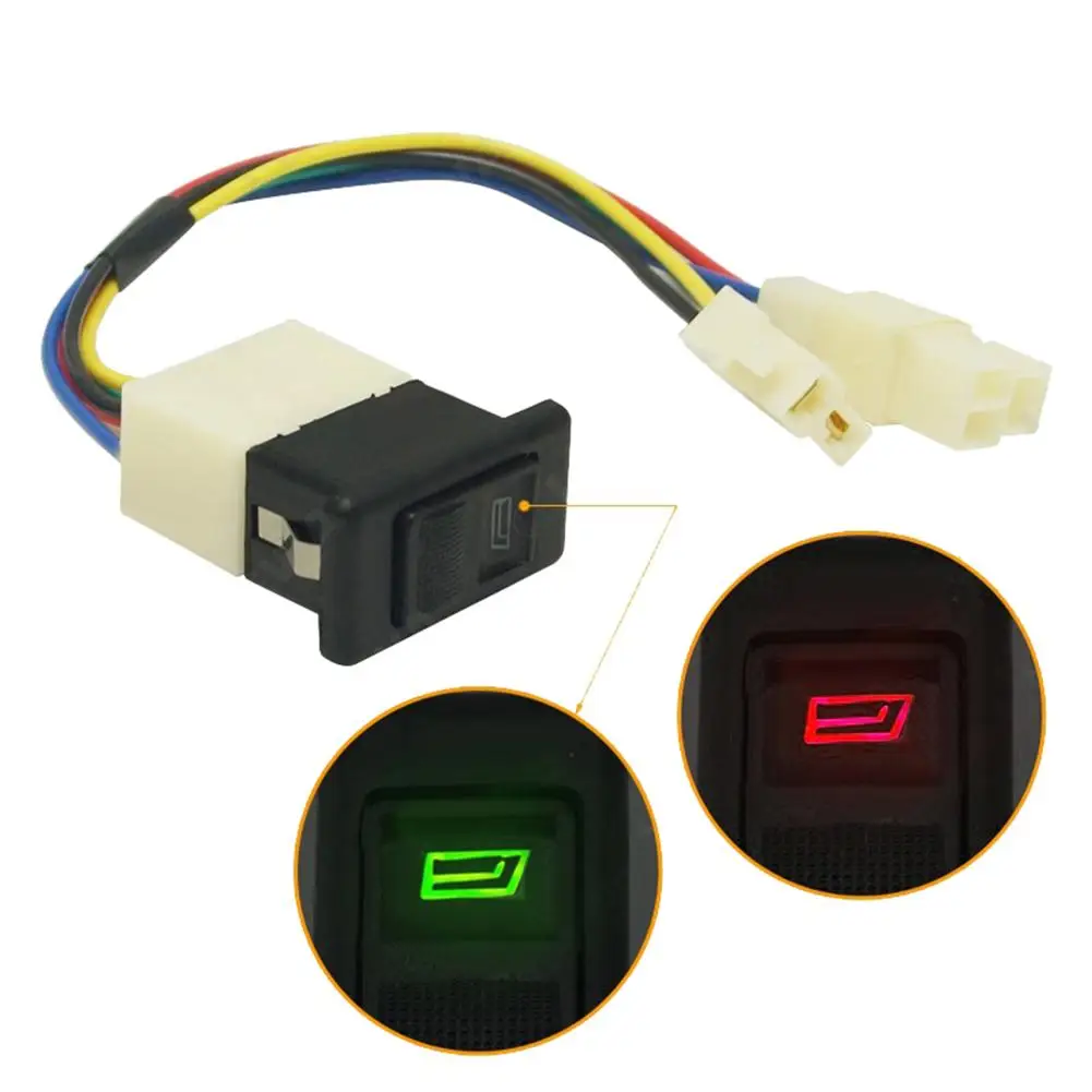 

5-pin DC12V 24V 20A Professional Modification Car Universal Glass Lifter Single Switch With Wire Harness