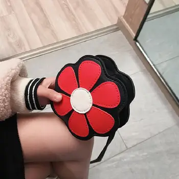 

New Fashion Cute Toddler Girls Flower Shoulder Purse Tote Purse Crossbody Bags Cool Shoulder Bag Messenger Bag