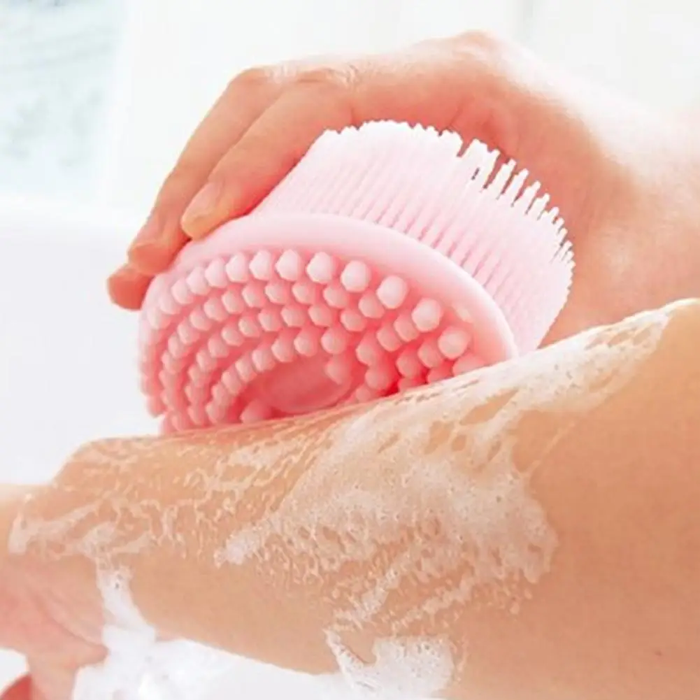 Silicone Baby Infant Bath Brush Soft Silicone Bath Brush Spiky Sensory