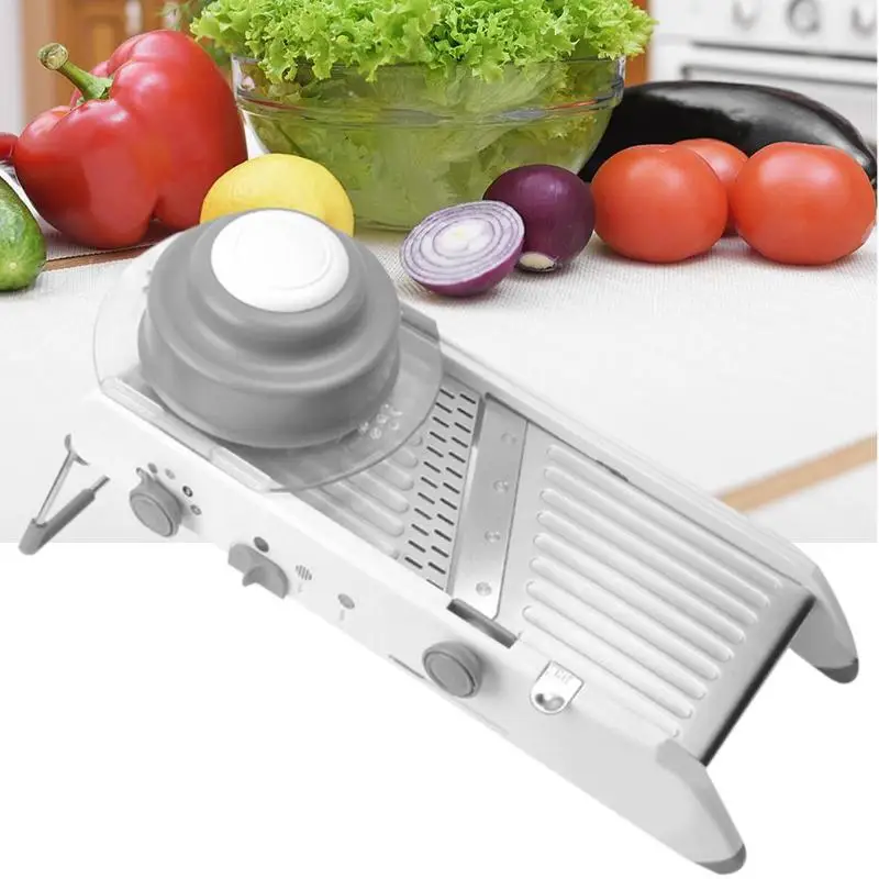 

Stainless Steel Manual Vegetable Fruit Potato Cutter Chopper Kitchen Tools Multifunctional adjustable fruit and vegetable gadget