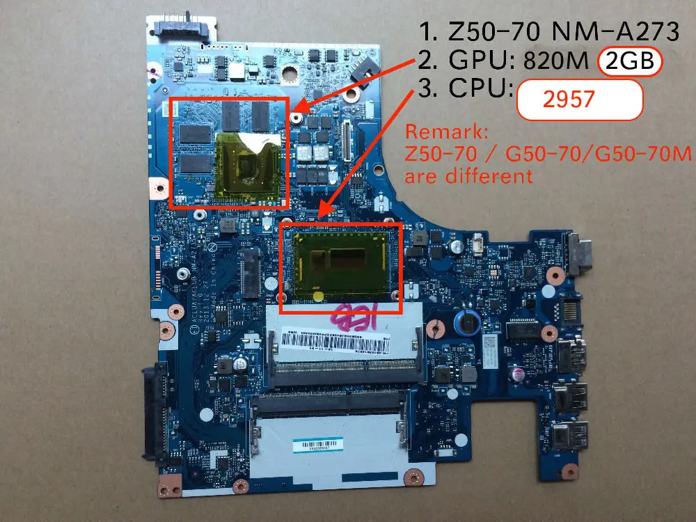 Протестированная материнская плата для ноутбука Lenovo Z50-70 ACLUA/ACLUB | Компьютеры и