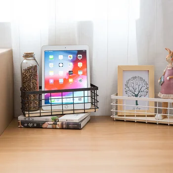 

Wrought Iron Accept Basket Northern Europe Accept Basket Ins Small Accept Box Snacks Sundries Desktop Rectangle Household Basket