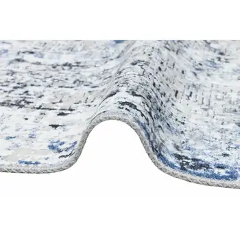 

Apex Cornelia 3 'x 10' Chenille Blue Runner Rug