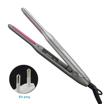 

2 In 1 Anti Scald Hair Straightener Narrow Plate Electric Curling Iron Salon Styling Tool Temperature Adjustable Dual Voltage