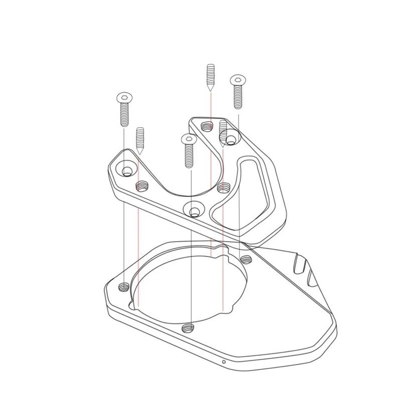Подножка для мотоцикла боковая подставка увеличенная KTM DUKE 200 250 390 RC390 690 990