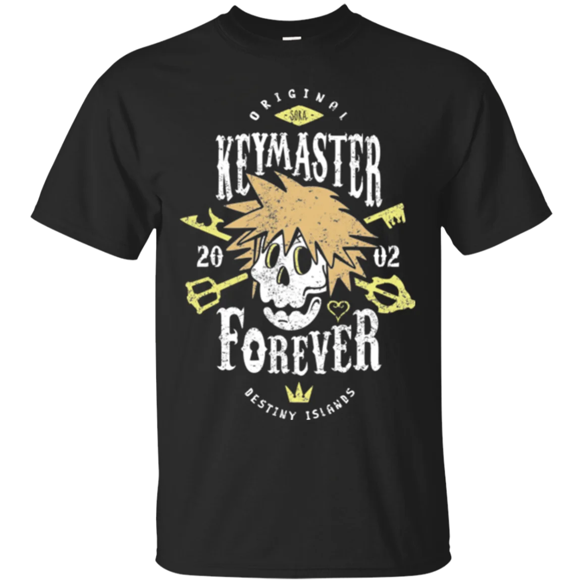 Мужская футболка с принтом хлопковая Футболка Keymaster Forever женская коротким
