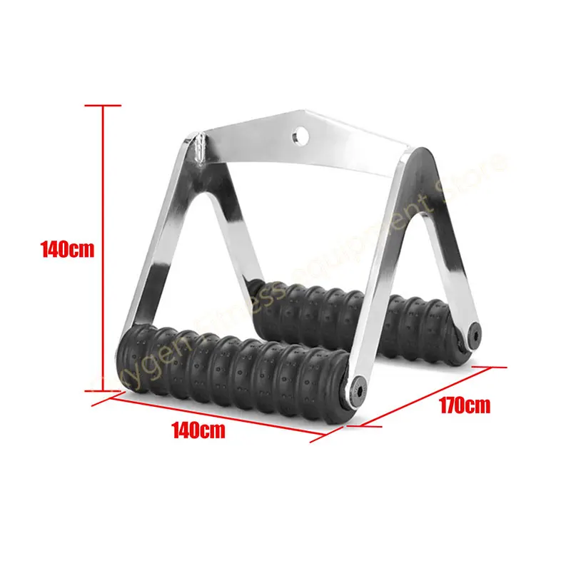 360 ° 回転ハンドル,滑り止め,V字型プーリー,ケーブルマシン用の