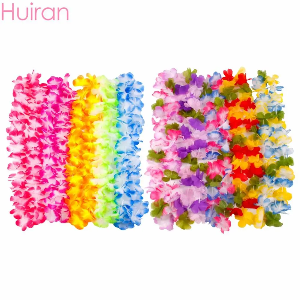 Hawaii Wreath Artificial Flowers Hawaii Party Decor Hawaiian Flower
