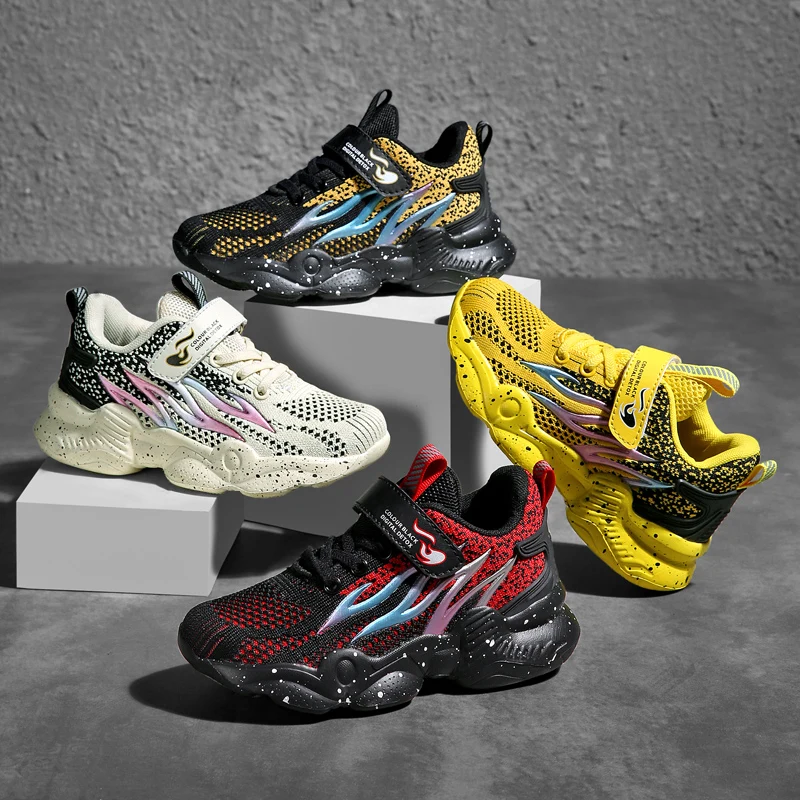 Children's Sneakers Kids Shoes Breathable Air Mesh Sports Shoes for Boys Girls  Lightweight Tenis Sneakers Casual Walking Shoes