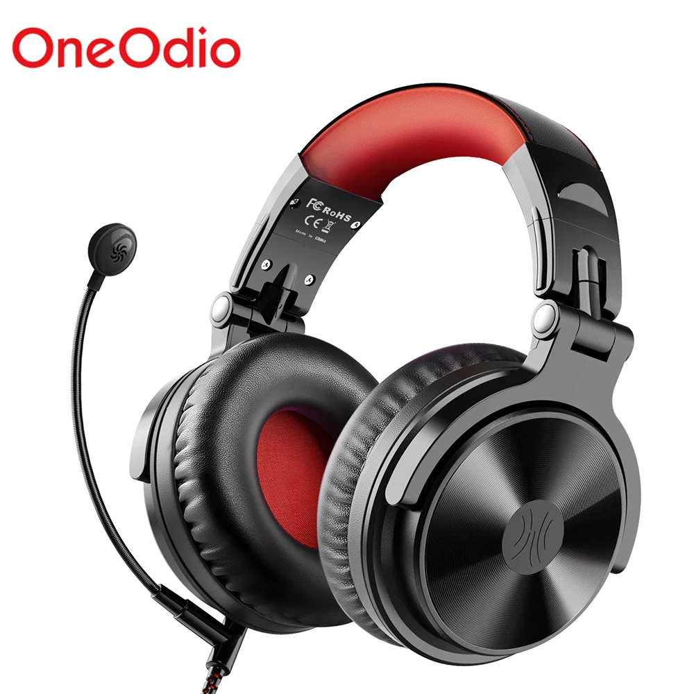 OneOdio Wireless Headphone Bass Bluetooth 5.0 Earphones Wired Gaming Headset Gamer With Extended Mic For Phone/ PC /PS4/ Xbox