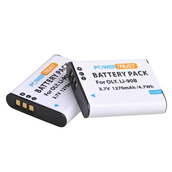 

2 pack LI-90B LI 90B LI90B LI-92B Camera Battery For Olympus Tough TG-5 TG-Tracker SH-1 SH-2 SP-100 IHS Tough TG-1 iHS TG-2 iHS
