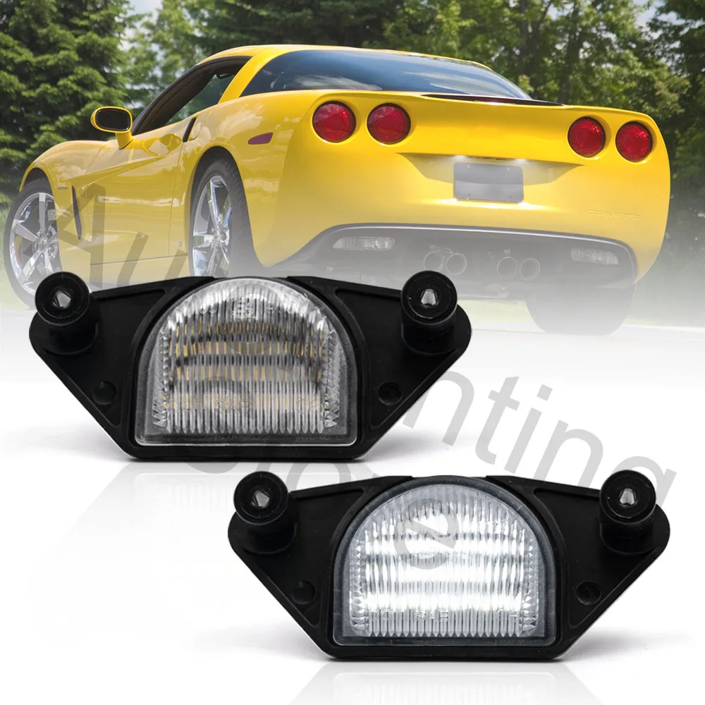 Luce Targa Led 2Pc Per Chevrolet Corvette C4 C5 C6 Impala Monte Lumina Ssr S10 Beretta C1500 C2500 C3500 Pontiac