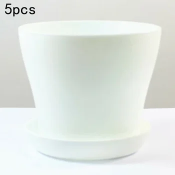 

Resin Flower Pots Outdoor Garden Corrosion resistant Breathable Modern