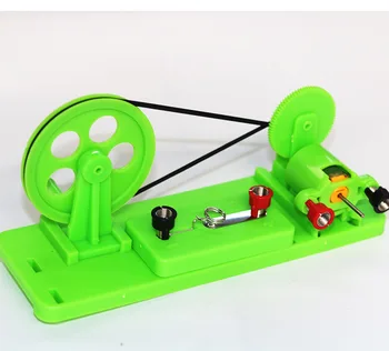 

Hand generator DC generator junior high school physical and electrical experimental equipment DIY circuit test box accessories