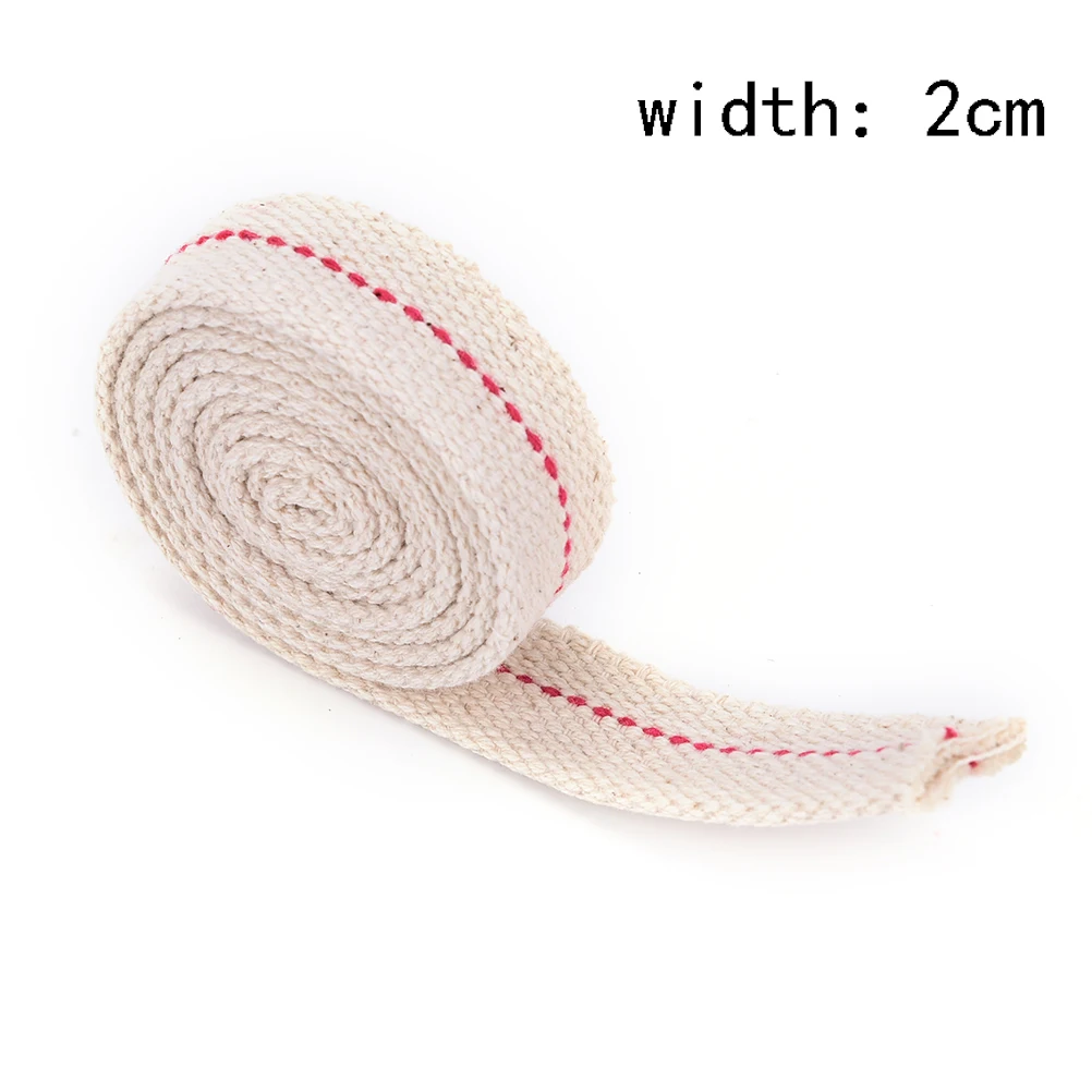 

DIY Accessory Material 1M Strong Flat Cotton Wick Core For Kerosene Burner Stove Lighting Lantern Oil Lamp Making
