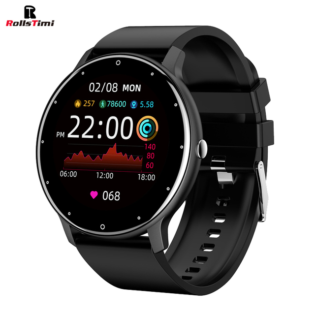 2022 Smart Watch Men Fashion Women Smart Wristband Sports Fitness Bracelet Tracker Watches Smartwatch Gift for Women