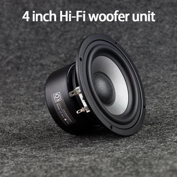 

KYYSLB AS-40LY01 35W 4-8 Ohm 4 Inch Hi-Fi Bass Speaker Driver Bass Shock Good Flexibility High Power Large Stroke Speaker