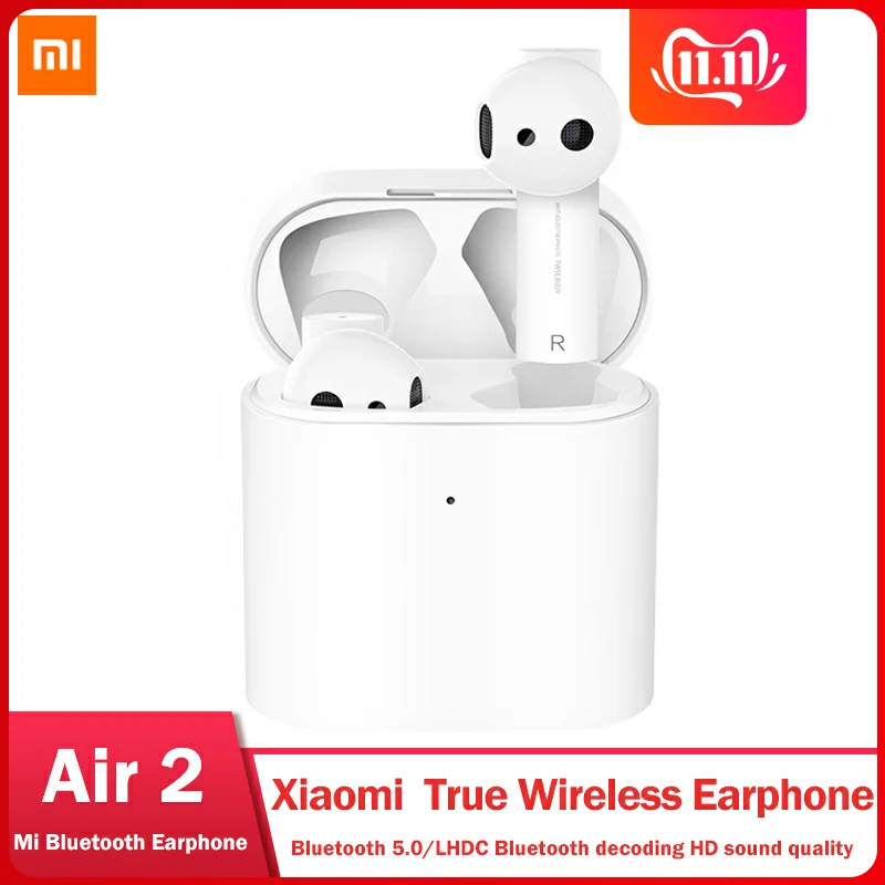 

Original Xiaomi Mi Real Wireless Earphone Air 2 TWS Bluetooth 5.0 Earphone Earbuds LHDC Stereo ENC Noise Cancelling Earphone
