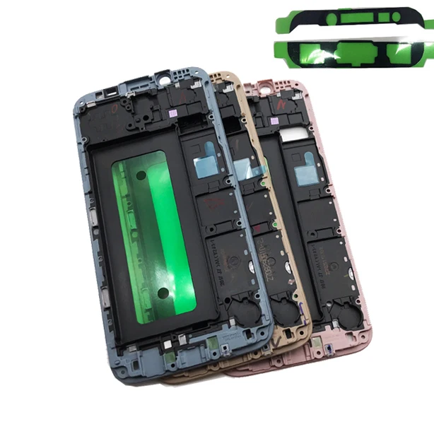 Телефон ЖК-пластинчатый Корпус Передняя рамка средняя рамка для Samsung Galaxy J5 Pro J530 J530F J530G J530FD+ клей