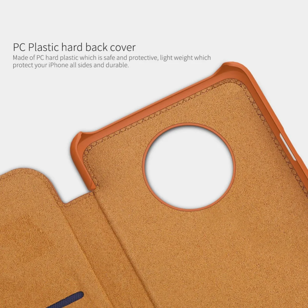 Oneplus 7T Flip Case One Plus 7T Flip Cover NILLKIN QIN Series Flip Leather Case For Oneplus 7T Phone Bag Case with Card Pocket