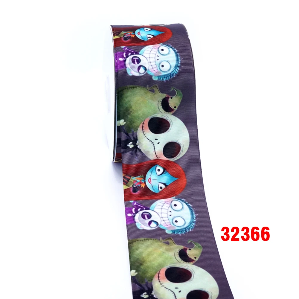 32366 50 ярдов мультфильм напечатанный grosgrain ленты 32055 - Цвет: 32366