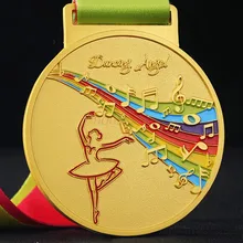

Metal medals dance paint trophies dance trophies champion trophies ballet metal trophies