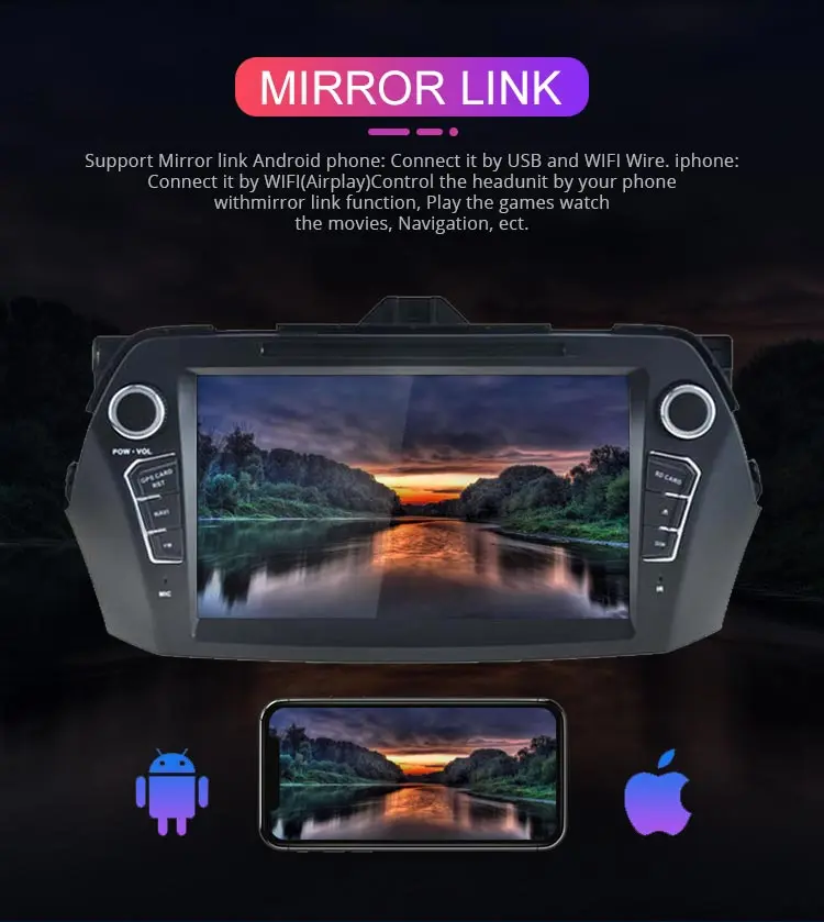 Clearance Besina Android 9.0 Car DVD Player For SUZUKI Ciaz 2015 2016 2017 2018 Multimedia GPS Navigation WIFI 2 Din Car Radio 64G Stereo 7
