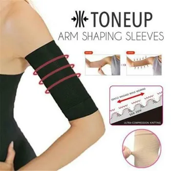 

Women Slimming Compression Arm Shaper Slimming Arm Belt Helps Tone Shape Upper Arms Sleeve Shape Taping Massage #W3