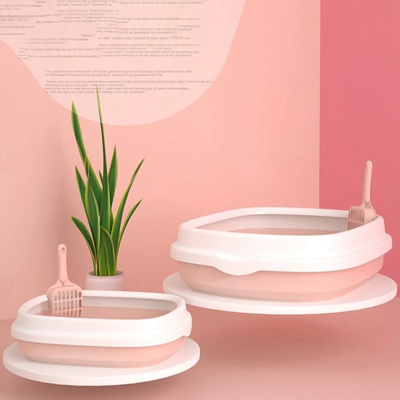 Pet Toilet Cat Litter Box Cat Dog Tray Toilet Supply Anti-Splash Dog Toilet Home Plastic Sandbox Pets Supplies Pet Toilet Cat Litter Box Cat Dog Tray Toilet Supply Anti-Splash Dog Toilet Home Plastic Sandbox Pets Supplies