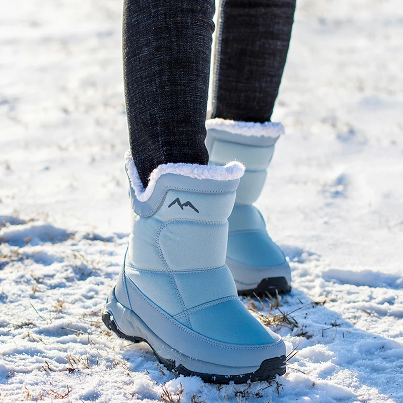 Najtaniej Damskie buty śniegowe nowe buty zimowe 2019 ciepłe pluszowe wodoodporne antypoślizgowe buty damskie botas de mujer