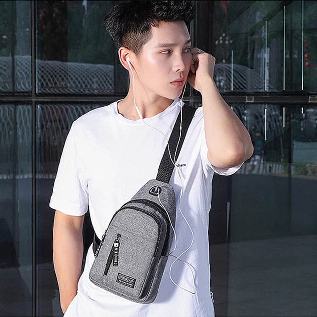 Small Chest Sling Bag Men Crossbody Travel Bags for Men 