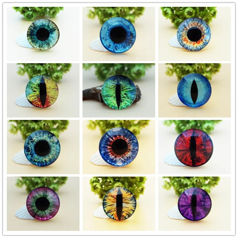 8MM10MM12MM14MM16MM18MM20MM круглый дракон кошачьи глаза Кабошон для изготовления браслета