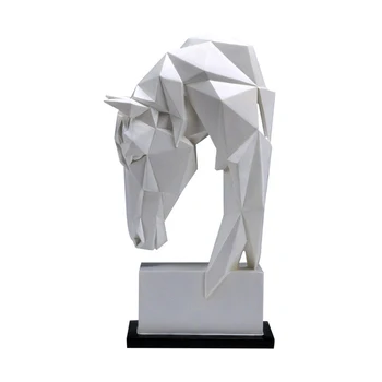 Geometric Horse Decor Structure