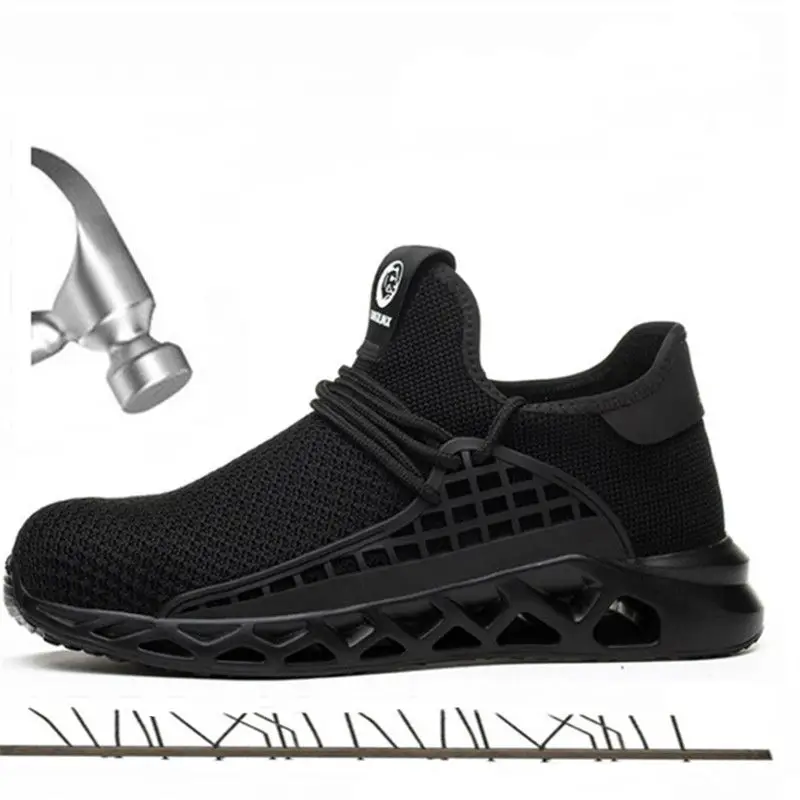 light steel toe cap trainers