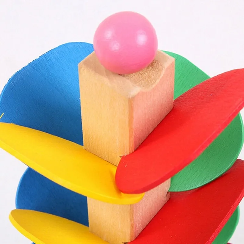 1Set Wooden Hammering Ball Hammer Box Children Fun Playing Hamster Game Toy Early Learning Educational Toys